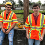 Construction workers: Axel Kane and Will Braun