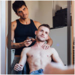 Xtian Mingle as the barber in a flip fuck with his client