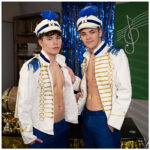 Marching band: Drake Von and Troye Dean